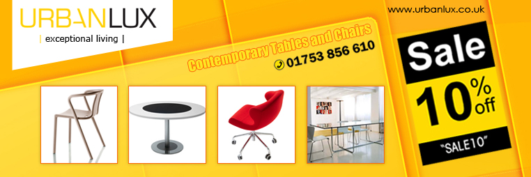 contemporary tables and chairs