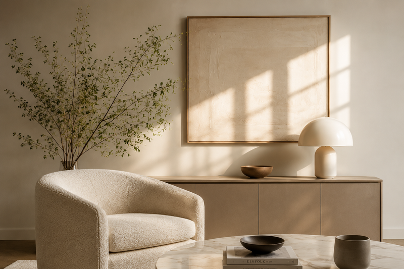 Inside a pared-back Mayfair apartment