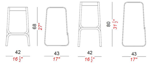 Continuum Barstool by Lapalma