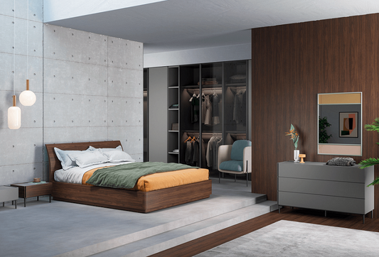 Bend Storage Bed by Novamobili