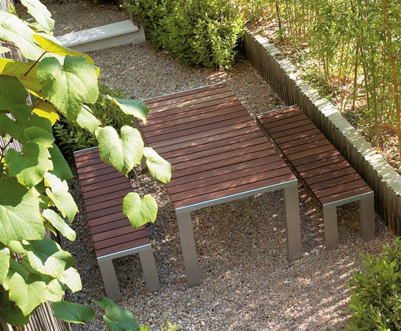 Deneb Teak Outdoor Table by Stua