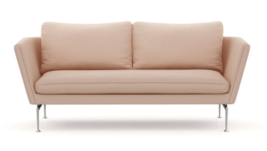 Vitra Suita Two-Seater Sofa, Fabric, Leather Upholstery