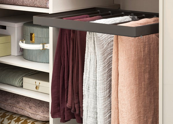 Layer Smoked Glass Wardrobe by Novamobili