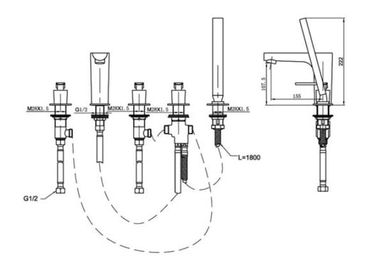 XR Bath Shower Mixer