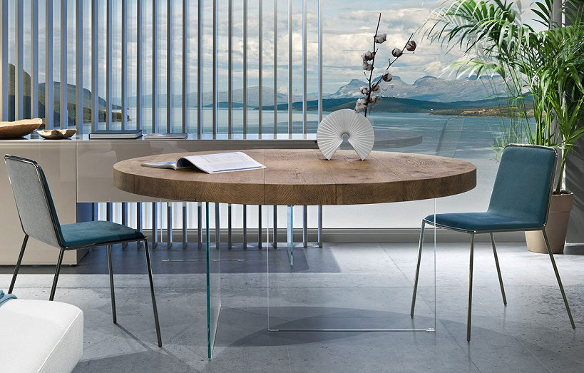 Air Wildwood Round Dining Table by Lago