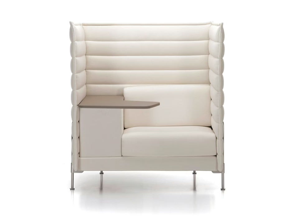 Vitra Alcove Highback Work Sofa, Fabric Upholstery