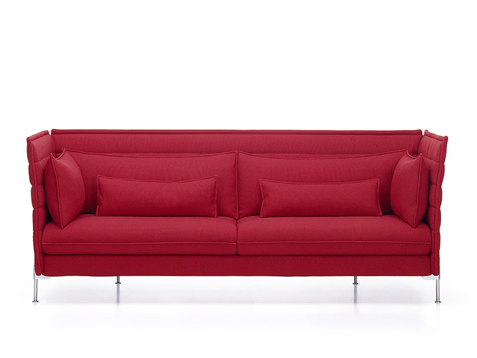 Vitra Alcove Three-Seater Sofa, Fabric Upholstery