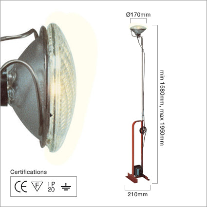 Toio Floor Lamp by Flos