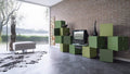 Net Open Storage Unit with Door by Lago