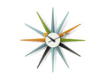 Vitra Sunburst Wall Clock, Wood and Metal