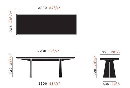 Trapèze Table by Vitra