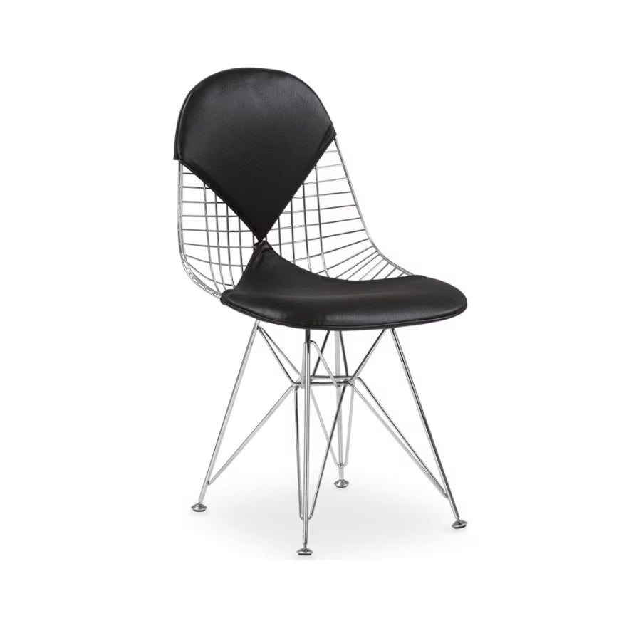 Vitra DKR 2 Wire Chair with Seat & Back Cushion