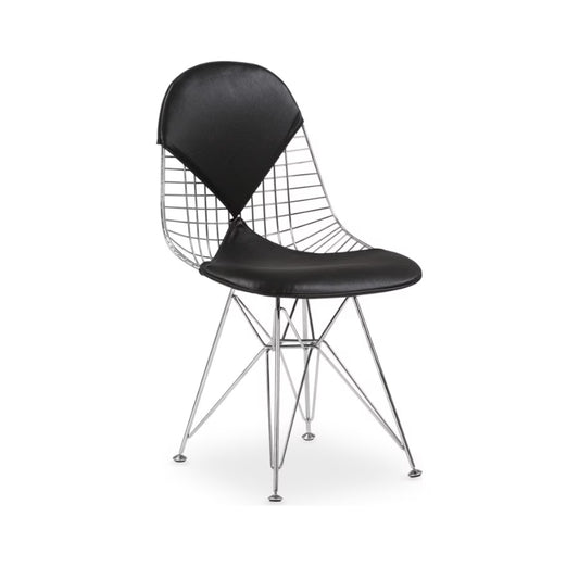 Vitra DKR 2 Wire Chair with Seat & Back Cushion
