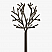Ligne Roset Clara Coat Stand in Bronze