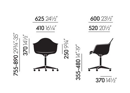 Eames PACC Chair by Vitra Chairs Office Urbanlux