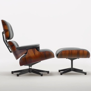 Lounge Chair and Ottoman by Vitra