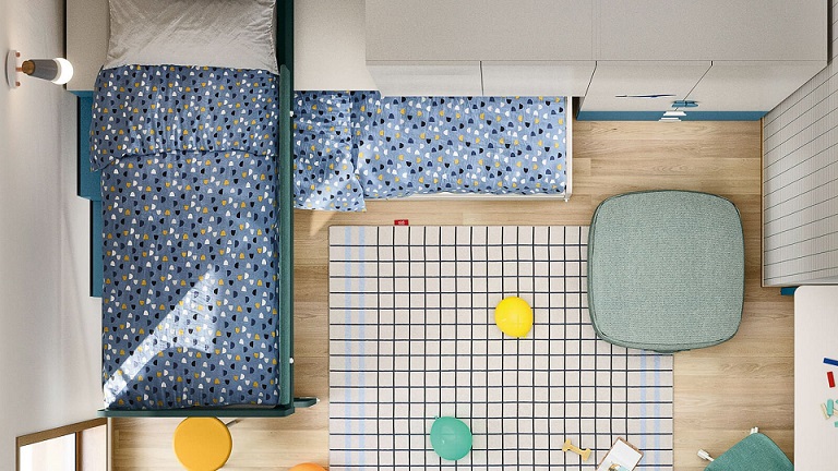 Children�s Bedroom Space 19 by Nidi Design