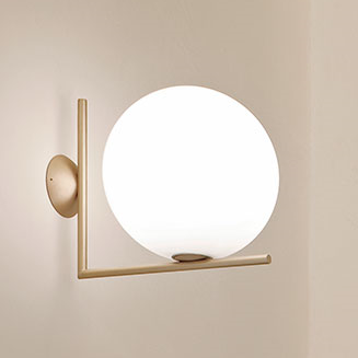 IC C/W1 and W2 Wall/Ceiling Light by Flos