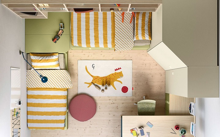 Childrens Bedroom Space 4 by Nidi Design