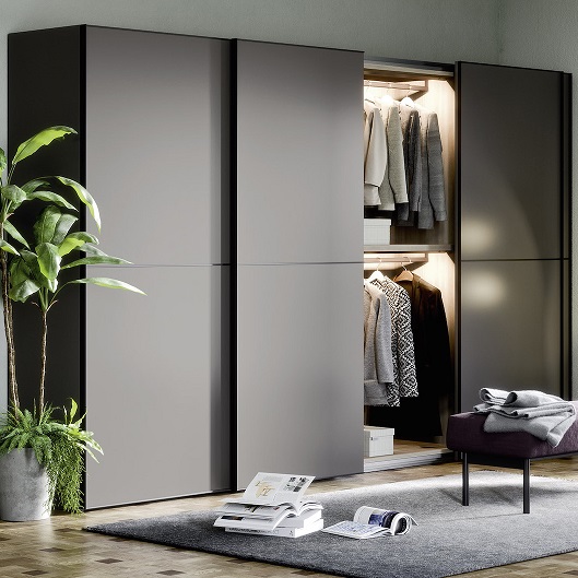 Dover Sliding Door Wardrobe by Novamobili