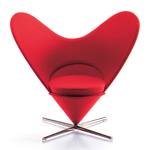 Heart Cone Miniature Chair by Vitra