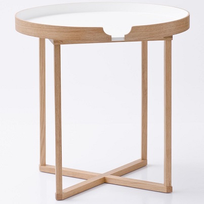 Damien Round Side Table by Wireworks