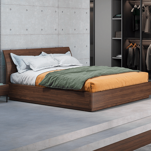 Bend Storage Bed by Novamobili