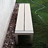 Sushi Outdoor Bench by Kristalia