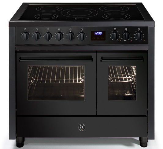 Enfasi 100 All Black Range Cooker by Steel Cuisine
