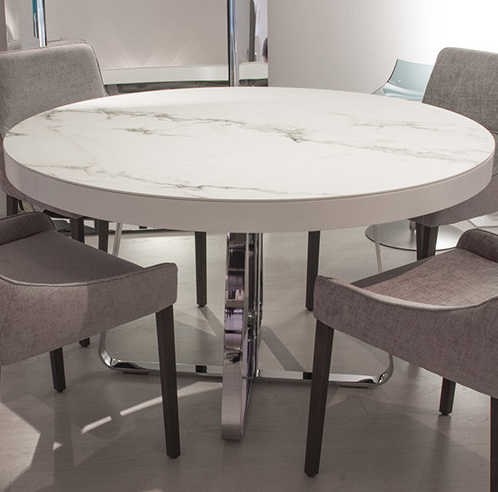 Ligne Roset Ava Round Extending Table  110