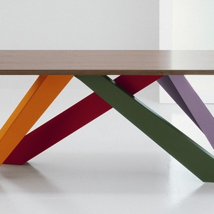 Big Table Multicolour Dining Table by Bonaldo