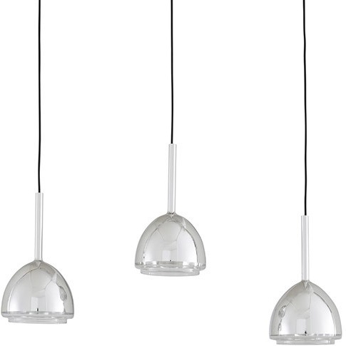 Ligne Roset Chrome Bell Suspension Light 