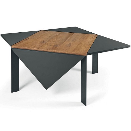 Loto Extending Wildwood Table by Lago
