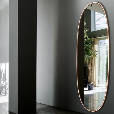 La Plus Belle Mirror with Light by Flos